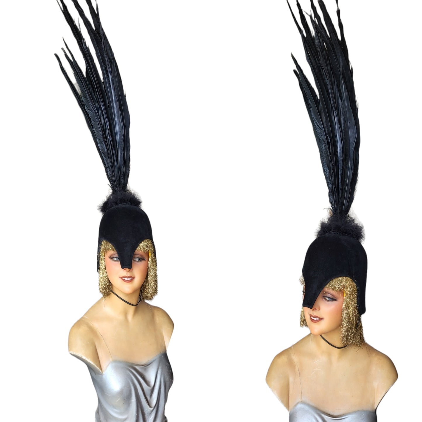 Vintage Theater Feather Stage Headdress