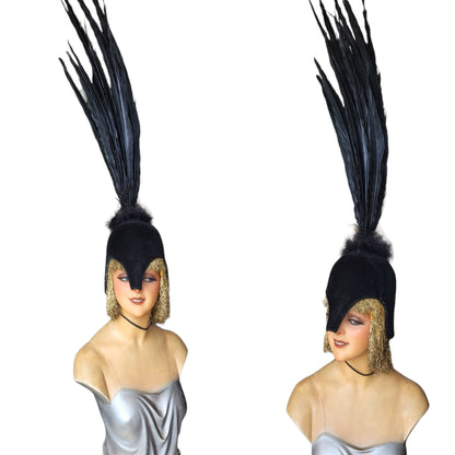 Vintage Theater Feather Stage Headdress