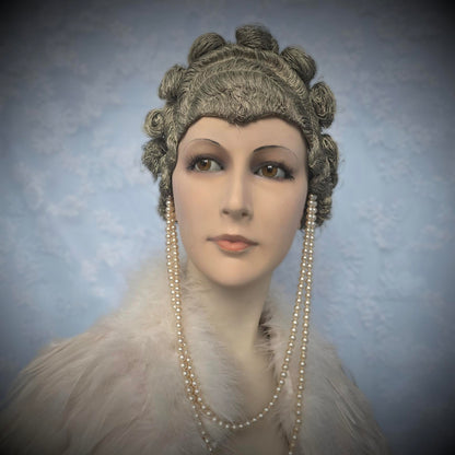 Vintage 1930s Plaster Mannequin Bust – Art Deco Elegance