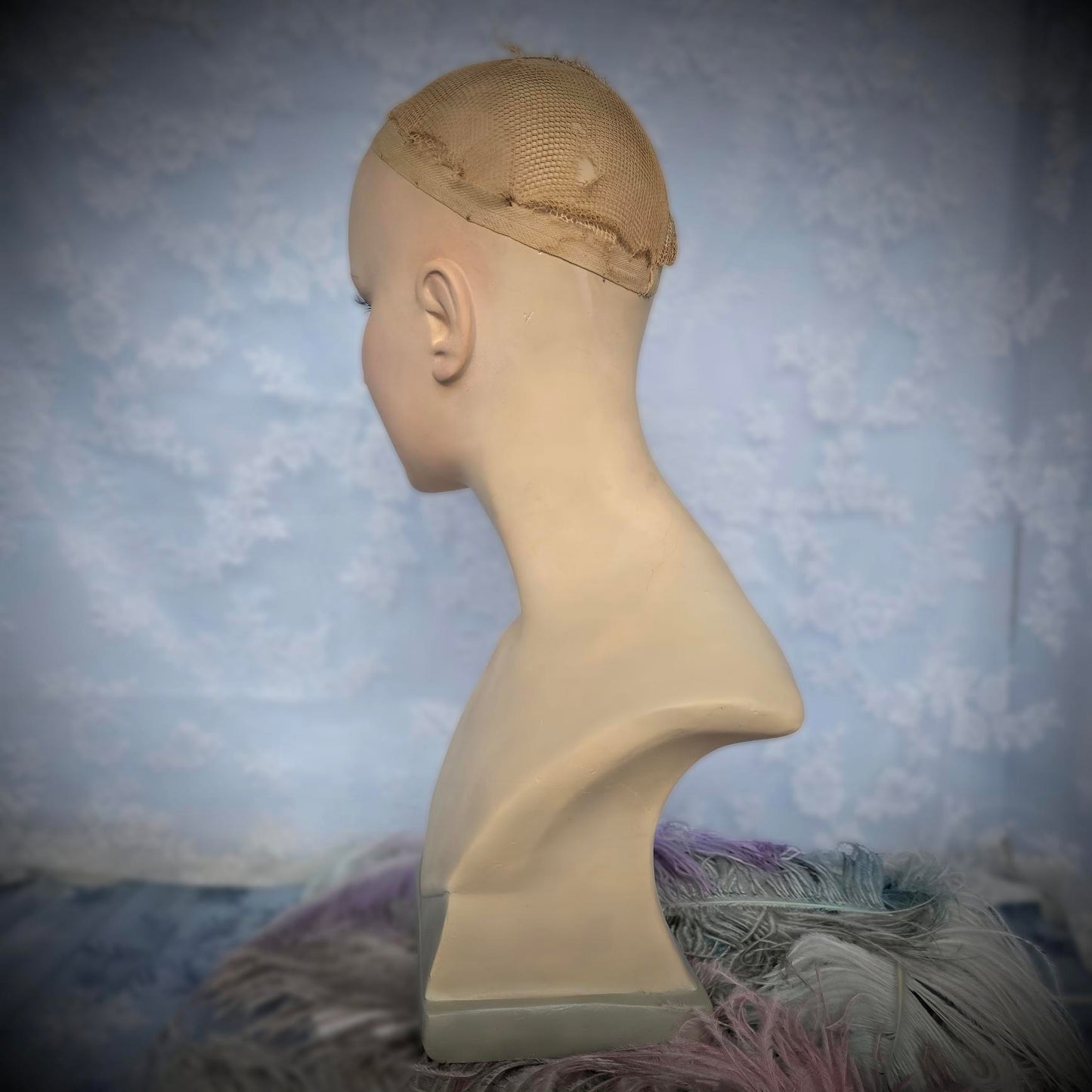 Vintage 1930s Plaster Mannequin Bust – Art Deco Elegance