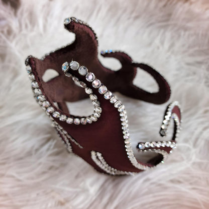 Rare Vintage French Theater Headdress – Rhinestone-Embellished
