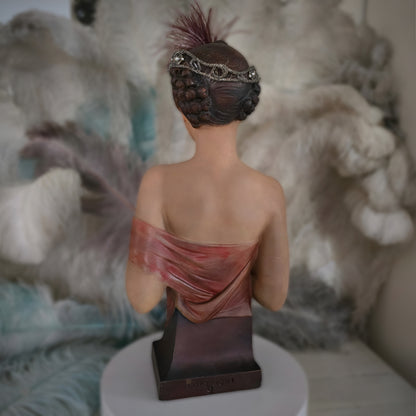 1930s Rare French Counter Top Bust Signed