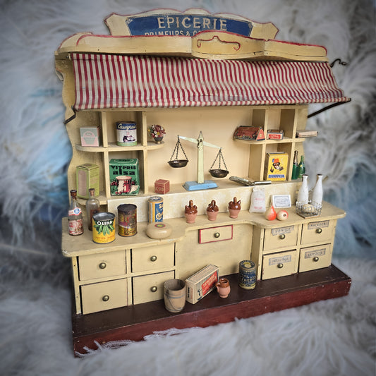Charming French Toy Grocery Store (Épicerie), circa 1900–1920s