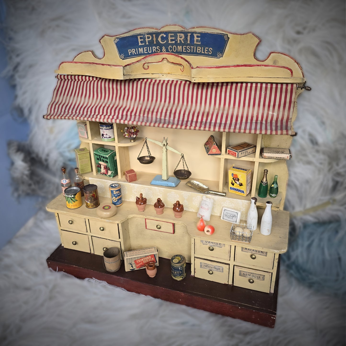 Charming French Toy Grocery Store (Épicerie), circa 1900–1920s