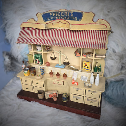 Charming French Toy Grocery Store (Épicerie), circa 1900–1920s