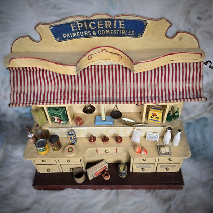 Charming French Toy Grocery Store (Épicerie), circa 1900–1920s