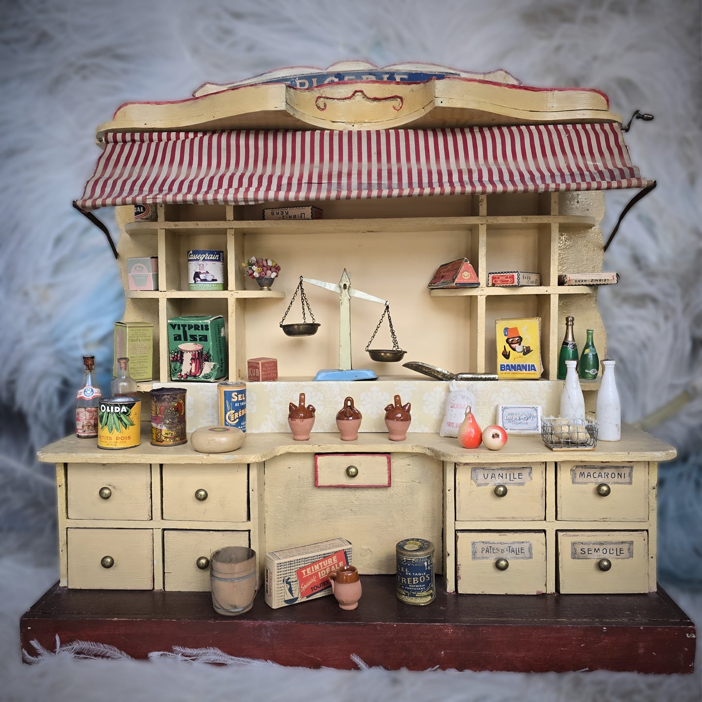 Charming French Toy Grocery Store (Épicerie), circa 1900–1920s