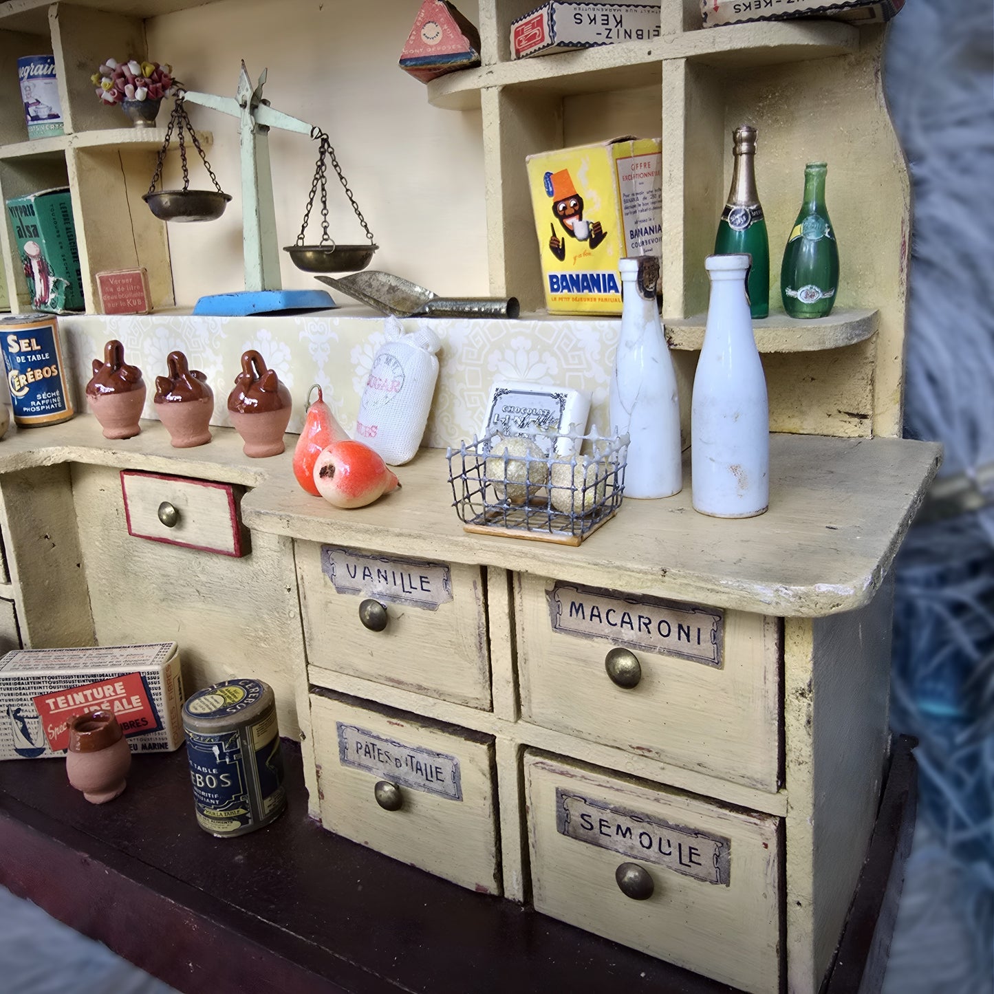 Charming French Toy Grocery Store (Épicerie), circa 1900–1920s