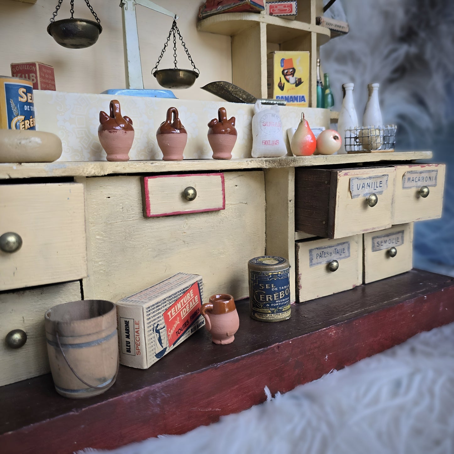 Charming French Toy Grocery Store (Épicerie), circa 1900–1920s