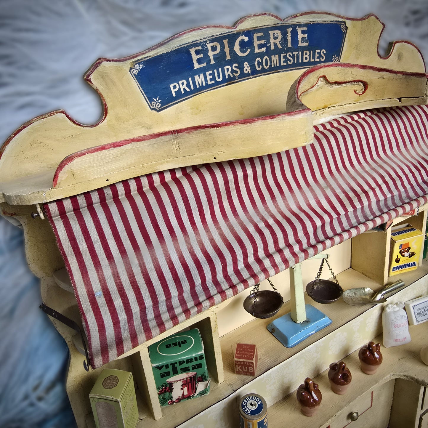 Charming French Toy Grocery Store (Épicerie), circa 1900–1920s