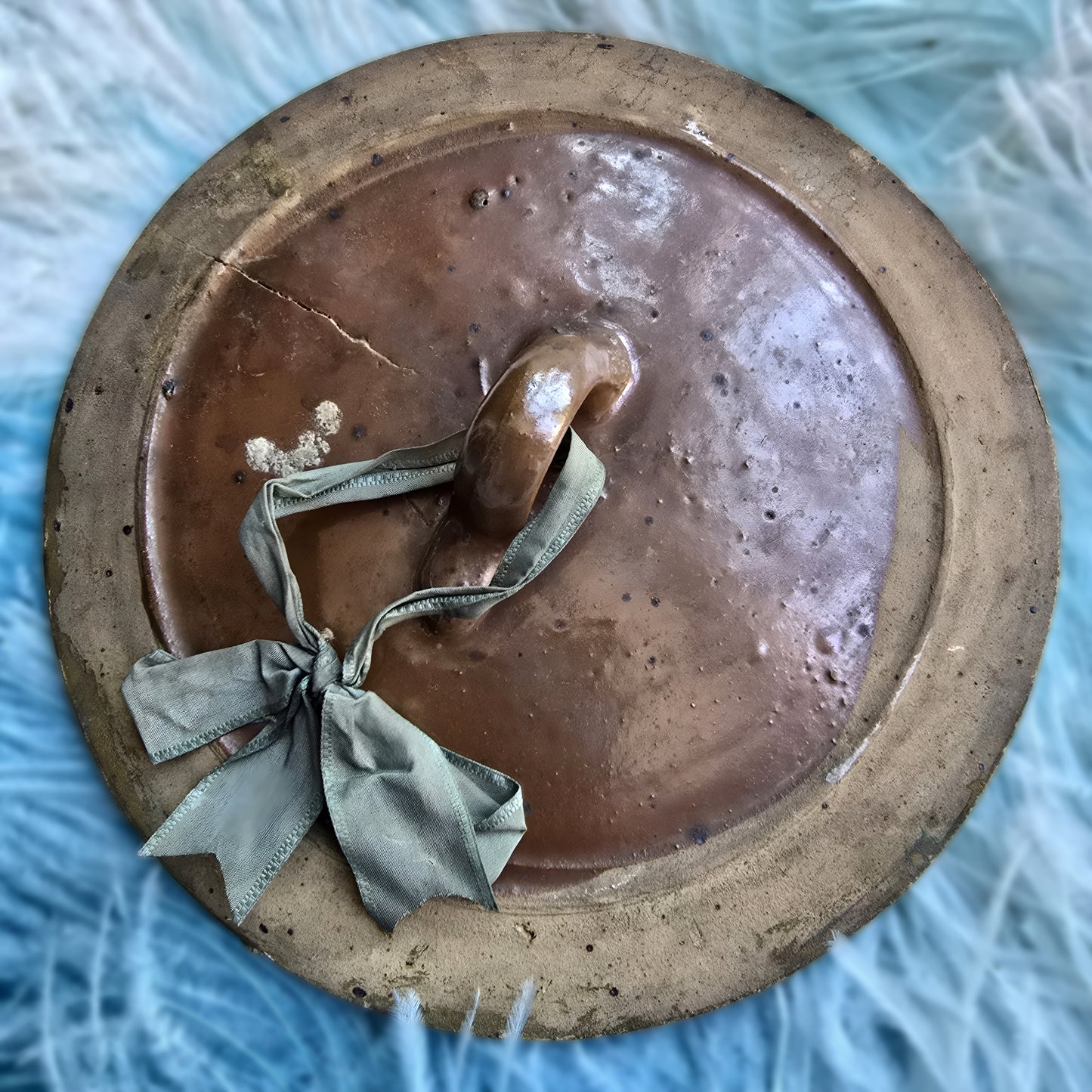 Pair of Unique French Folk Art Angel Plaques – Circa 1890