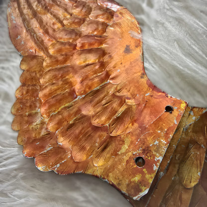 Charming Antique French Metal Wings – Early 20th Century