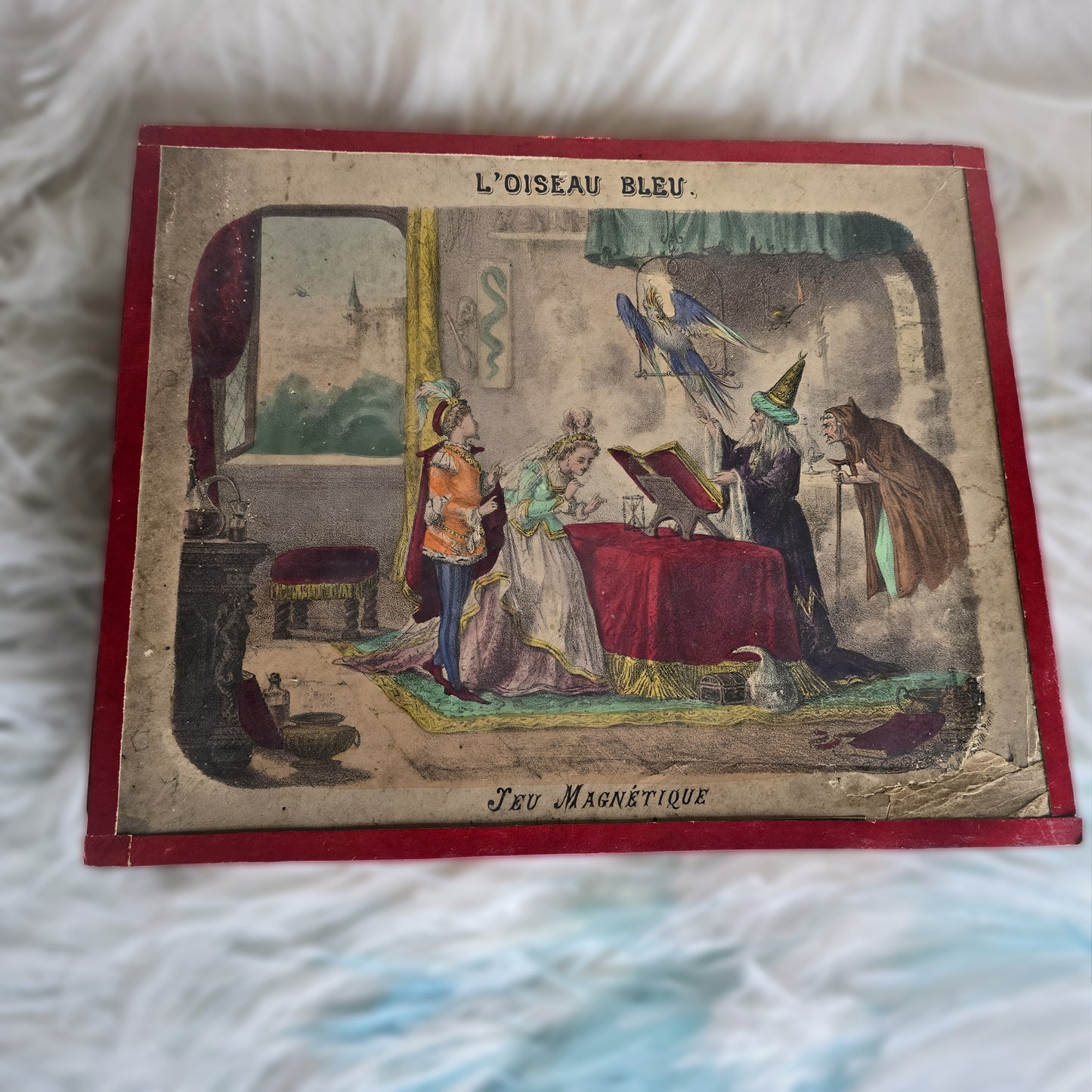 L’Oiseau Bleu – Rare Magnetic Fortune Telling Game, c. 1876