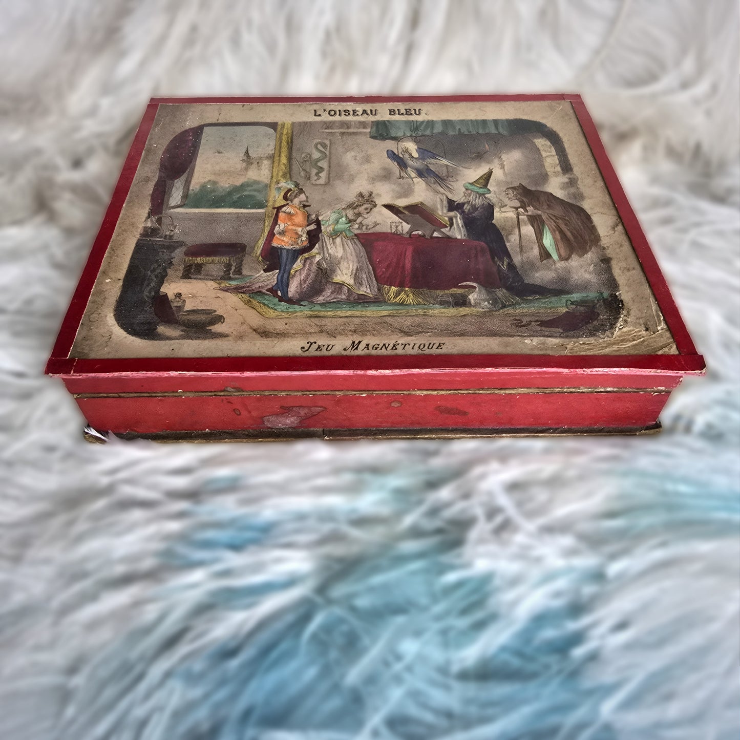 L’Oiseau Bleu – Rare Magnetic Fortune Telling Game, c. 1876