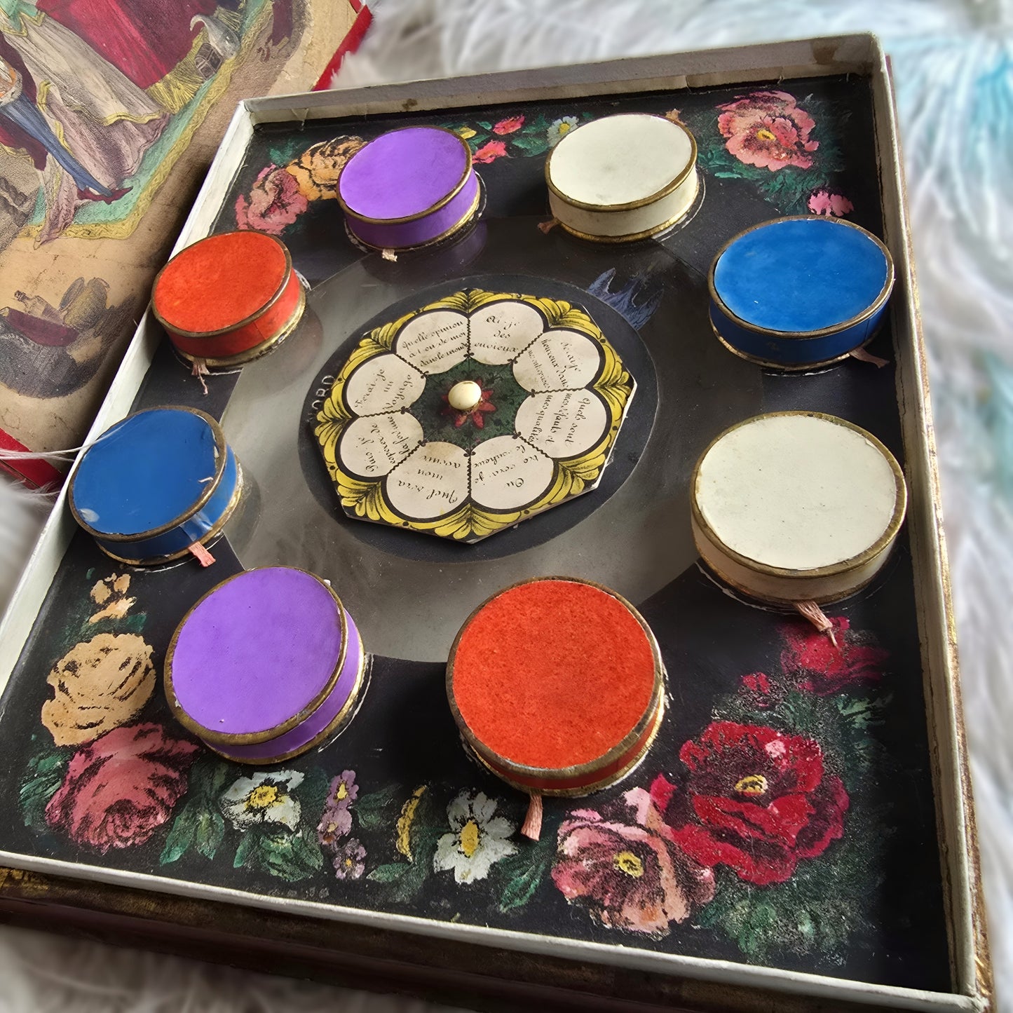 L’Oiseau Bleu – Rare Magnetic Fortune Telling Game, c. 1876