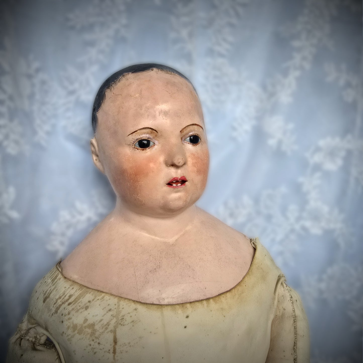 35" French Paper Mâché Doll – Pauline, c.1850, Andreas Voit