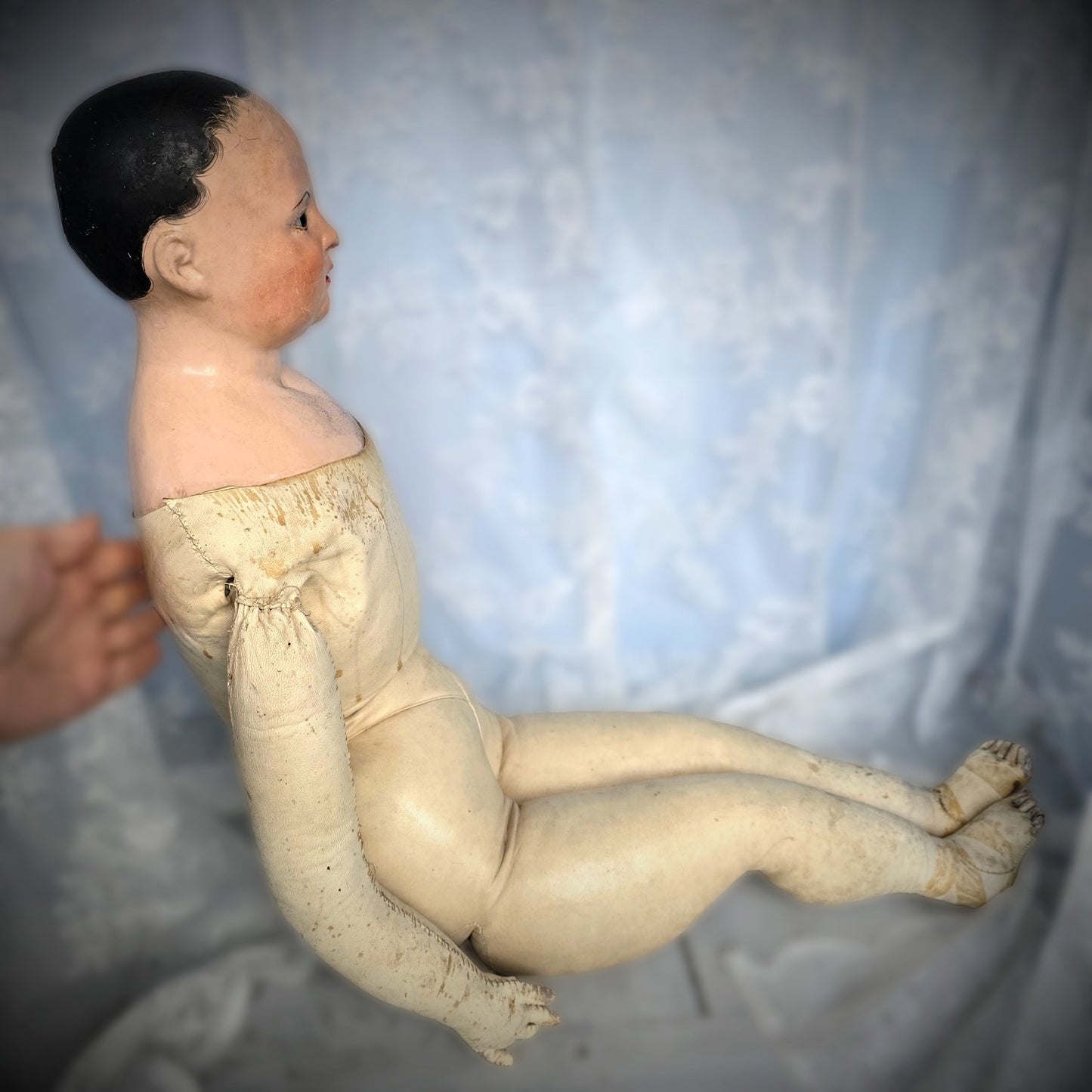 35" French Paper Mâché Doll – Pauline, c.1850, Andreas Voit