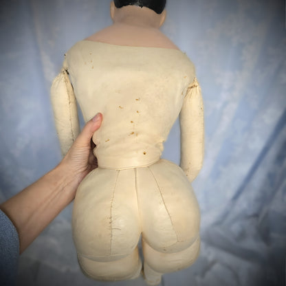 35" French Paper Mâché Doll – Pauline, c.1850, Andreas Voit