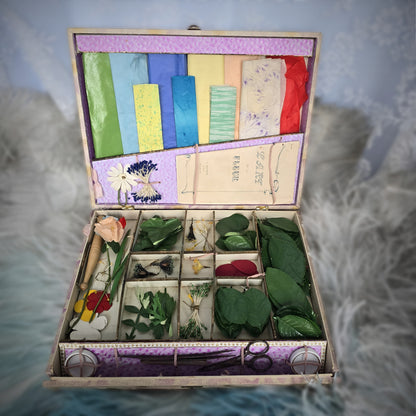 1900s rare French flower-making kit