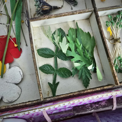1900s rare French flower-making kit