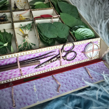 1900s rare French flower-making kit