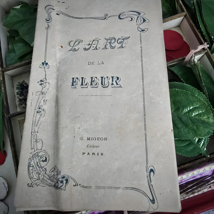 1900s rare French flower-making kit