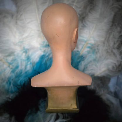 Exquisite 1930s Art Deco Chalkware Bust