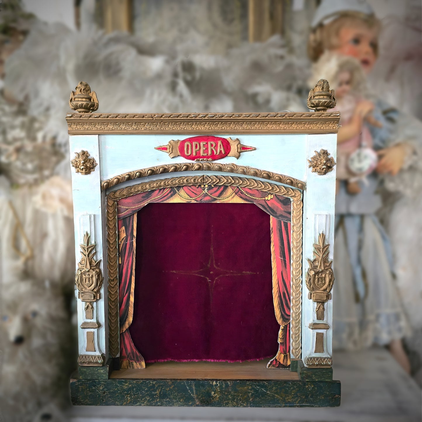 Late 19th Century French Toy Opera Theater
