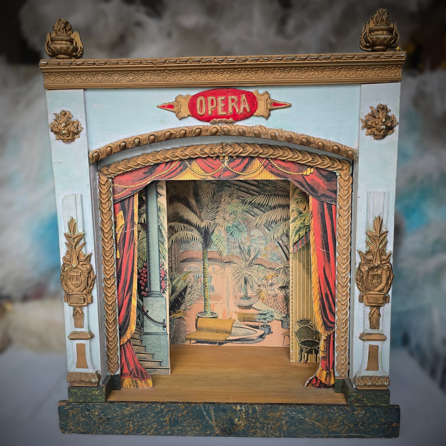 Late 19th Century French Toy Opera Theater
