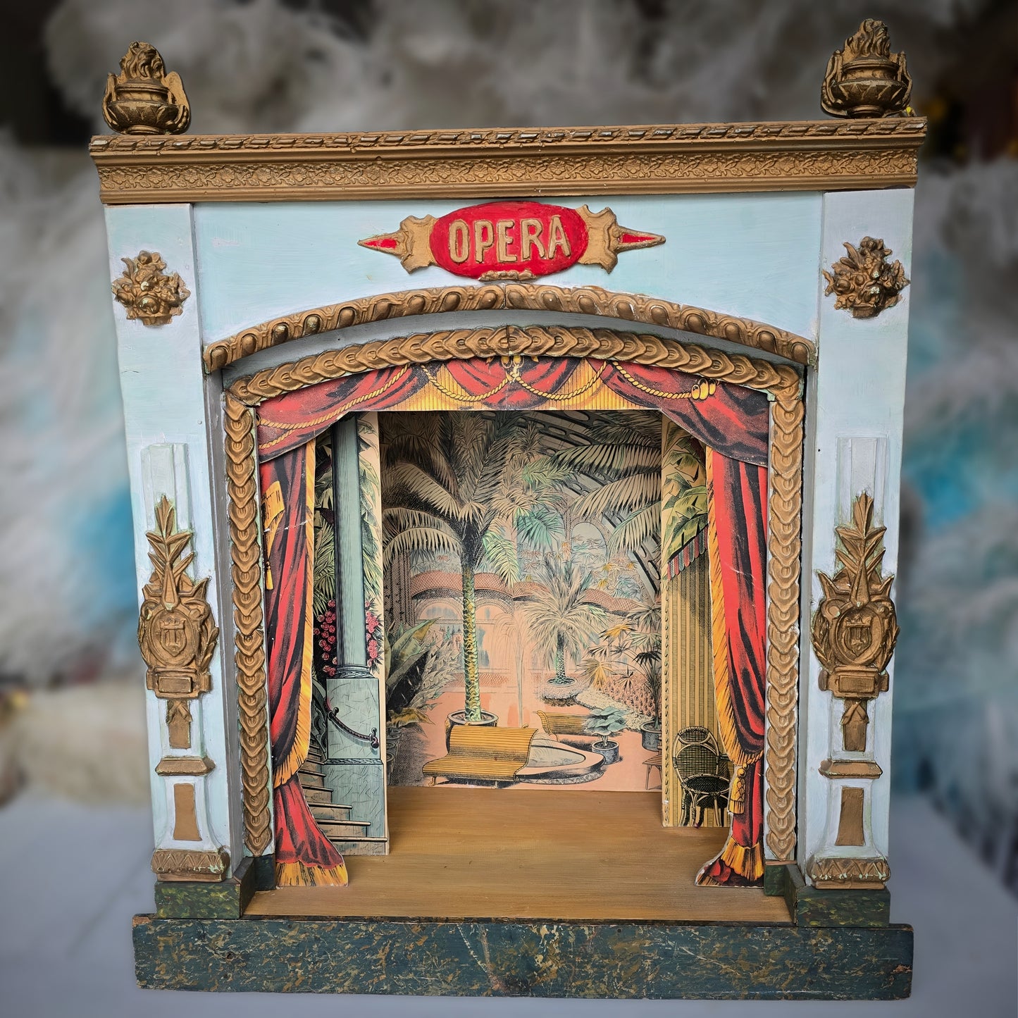 Late 19th Century French Toy Opera Theater