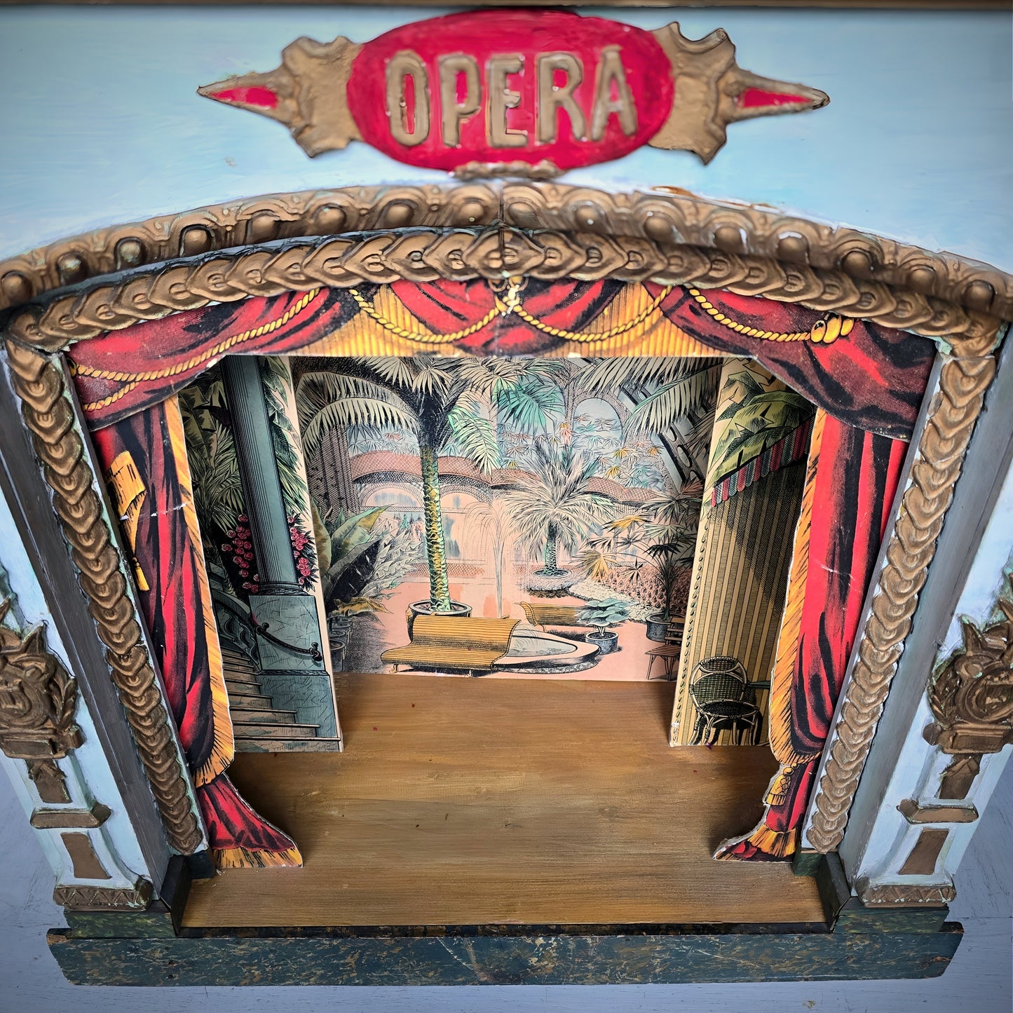 Late 19th Century French Toy Opera Theater