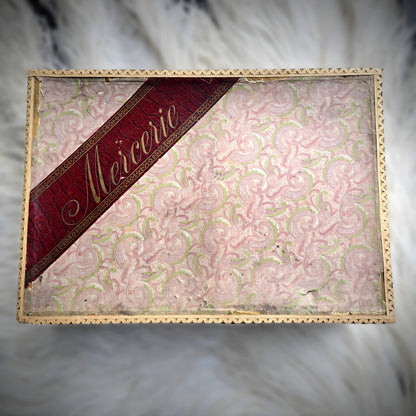 Antique French Child’s Mercerie Sewing Box