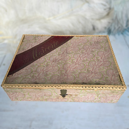 Antique French Child’s Mercerie Sewing Box