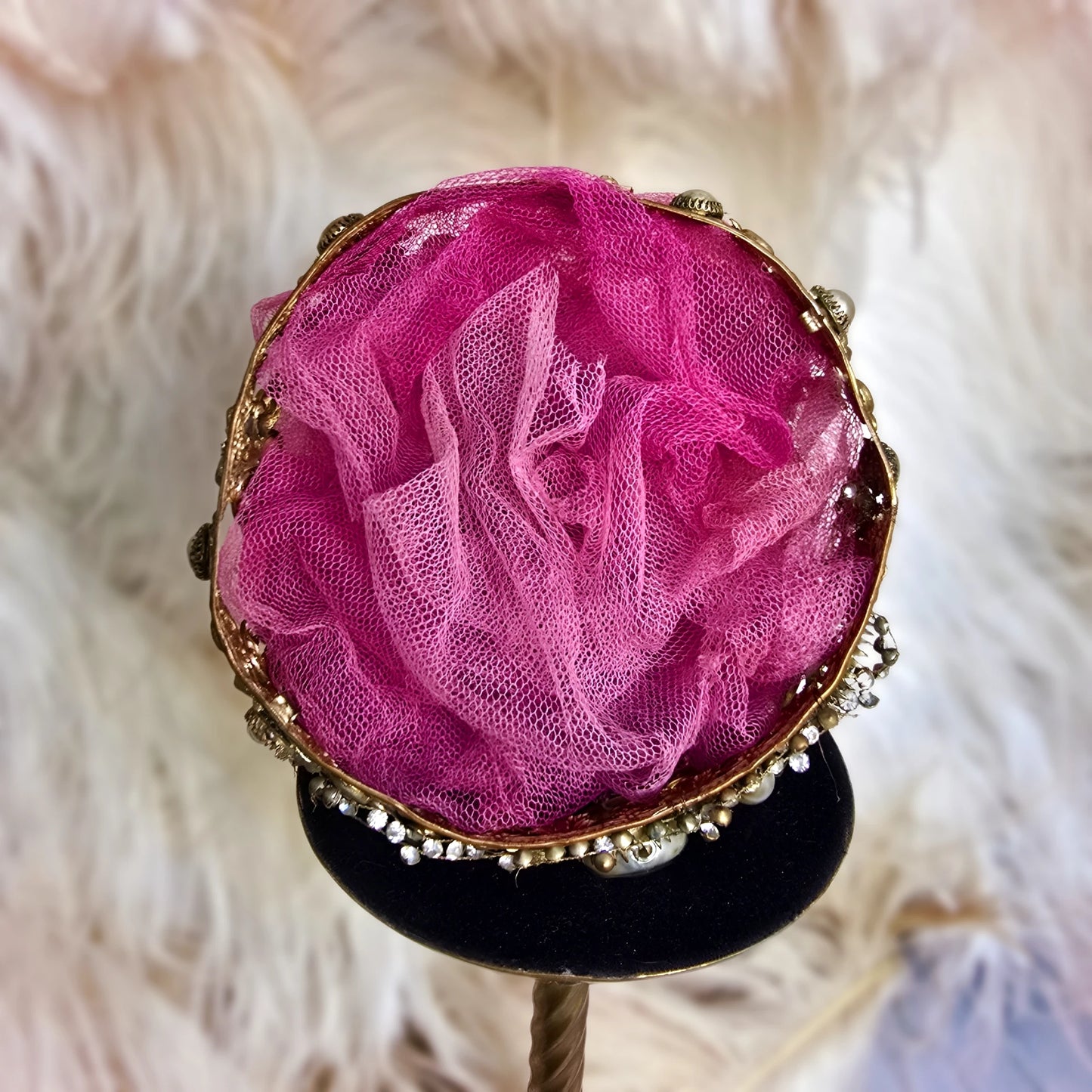 ✨ Antique French Theatrical Crown / Stage Headdress, Circa 1900–1920 | Belle Époque Costume Accessory