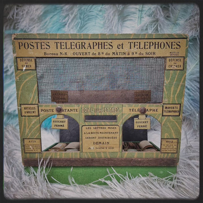 N.K.ATLAS Post and Telegraph Office - Vintage Toy Game (1910s/1930s)