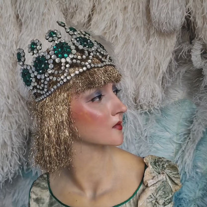 French Folies Stage Crown Headdress