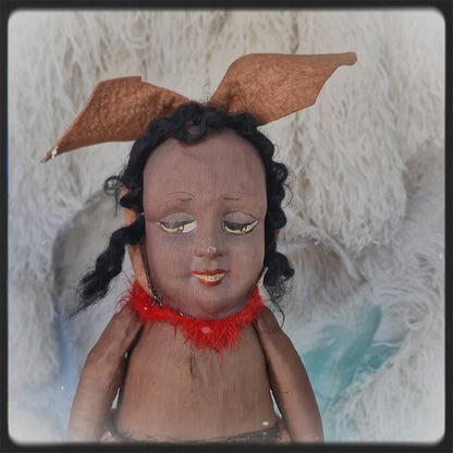 Interesting Josephine Baker Cloth Doll (circa 1926)