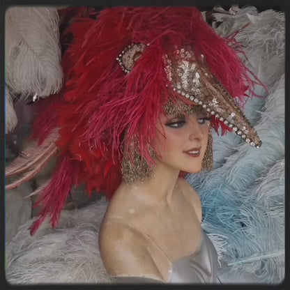 Paradise Bird Stage Headdress