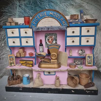 Antique French Epicerie Store Doll