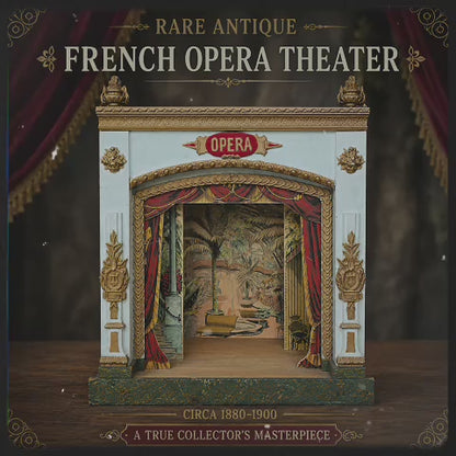 Late 19th Century French Toy Opera Theater