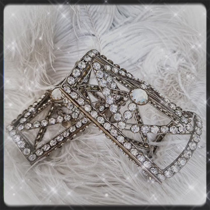 Stunning Pair of Stage Dancing Bracelets/Arm Cuffs from the Late 1800s