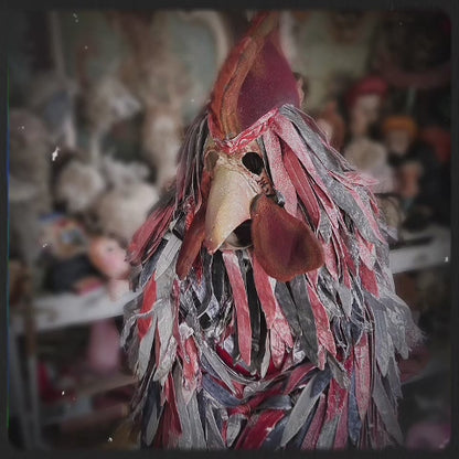 Vintage Rooster Theater Costume Folies Bergeres