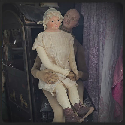 35" French Paper Mâché Doll – Pauline, c.1850, Andreas Voit
