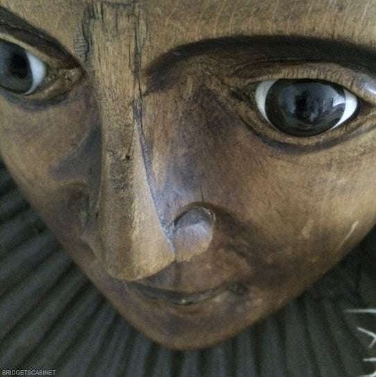 17th Century Wooden Noble Bust Statue